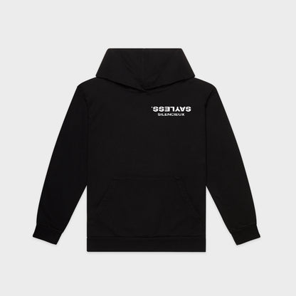 SILENCIEUX HOODIE BLACK/WHITE