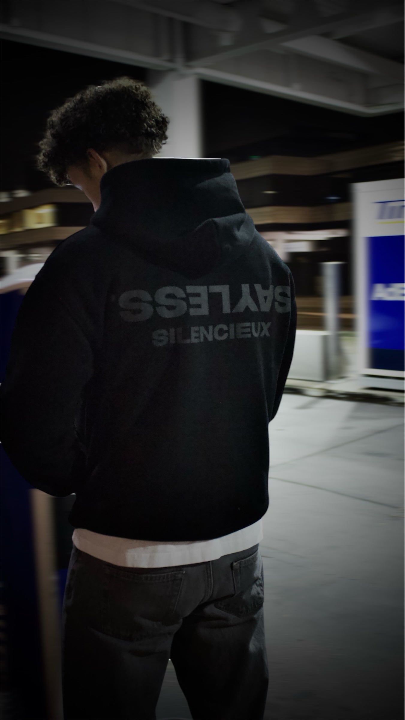 SILENCIEUX HOODIE BLACK
