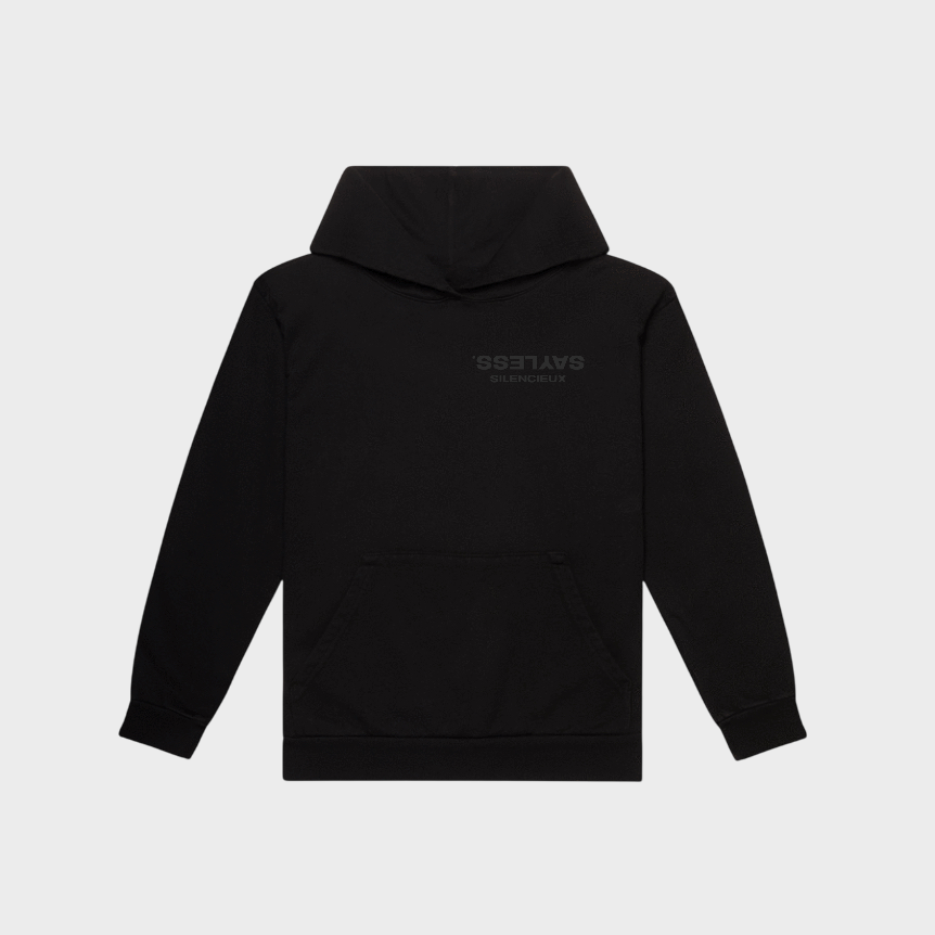 SILENCIEUX HOODIE BLACK