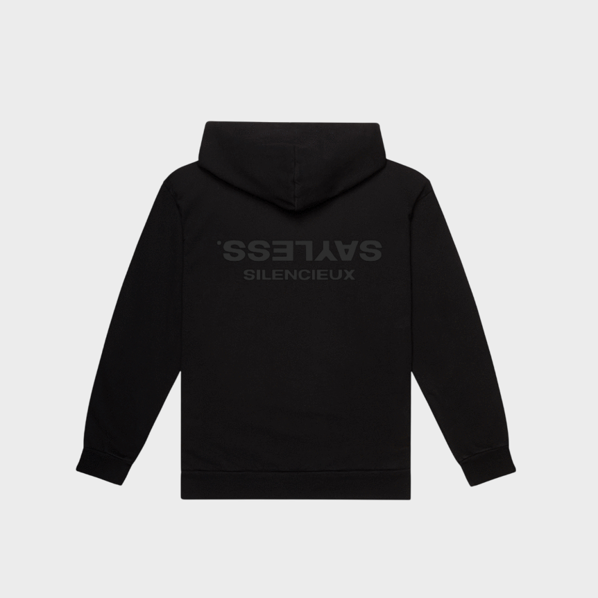 SILENCIEUX HOODIE BLACK